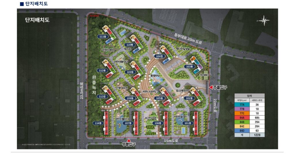 평택진위 쌍용 스마트어반 단지안내