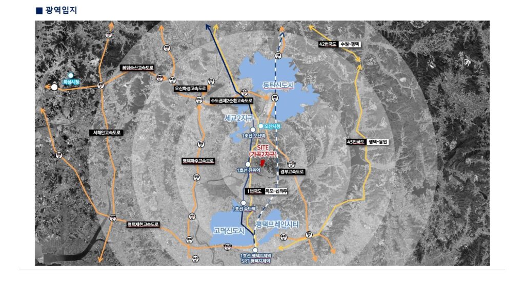 평택진위 쌍용 스마트어반 입지환경
